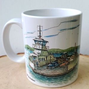 Vintage Anderson General Store Bargeship Washington State Coastal Mug